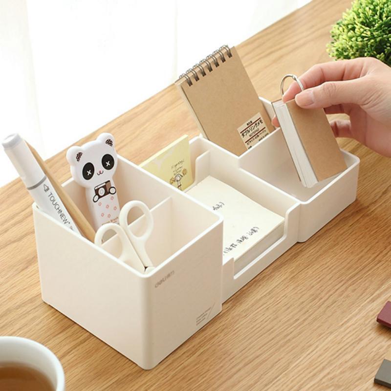 Tech Office Accessories - ที่ใส่เครื่องเขียนกล่องตีนยางถาดเก็บเครื่องประดับที่ใส่ปากกาเครื่องเขียนอุปกรณ์สำนักงานเครื่องเขียนที่จัดระเบียบบนโต๊ะทำงาน