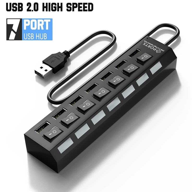 Usb Hub 7 Port - ฮับ USB 3.0 7 in 1