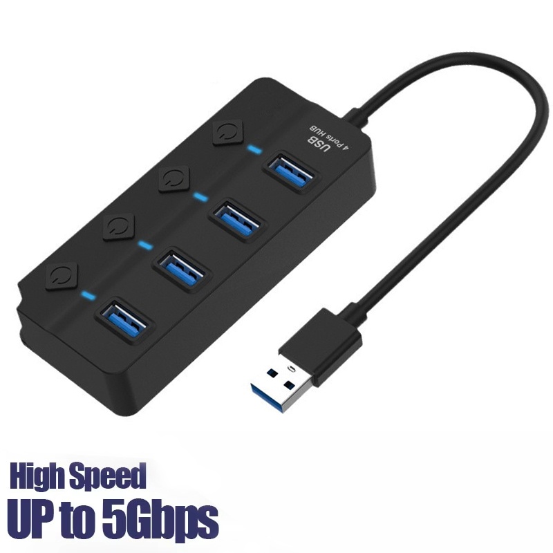 Usb Hub 7 Port - ฮับ USB USB 3.0 อะแดปเตอร์แปลงไฟ มัลติ