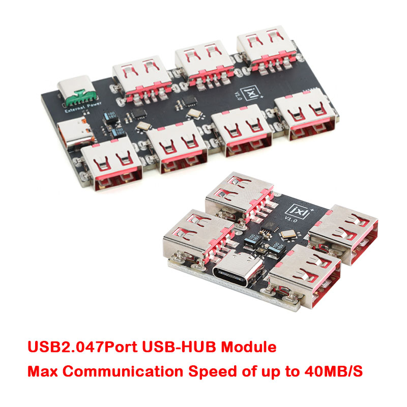 Usb Hub 7 Port - 1-10Pc USBHUB USB2.0 7 4-พอร์ตคอนโทรลเลอร์โมดูลขยาย USB