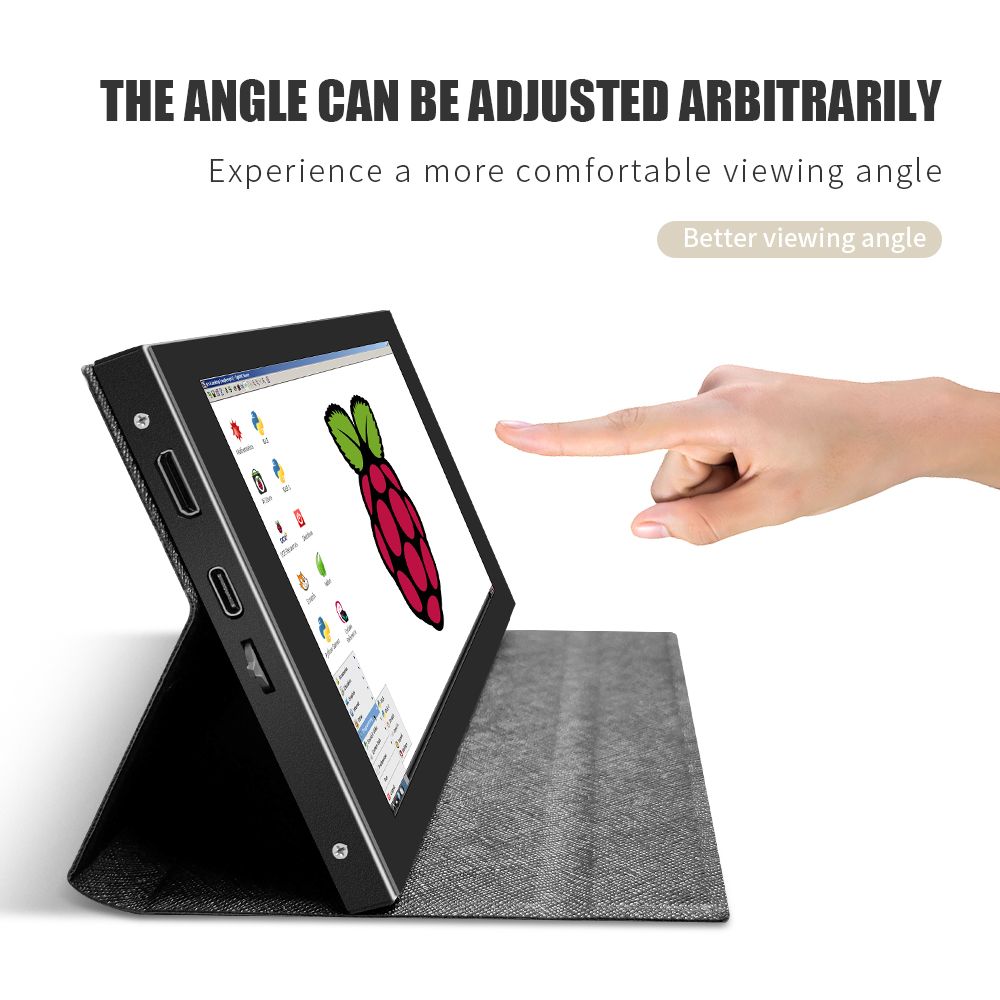 Usb Hub 7 Port - แบบพกพา Mini 7นิ้ว5จุดแบบ Capacitive LCD หน้าจอสัมผัส