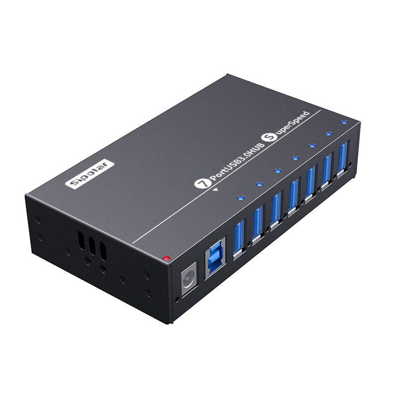 Usb Hub 7 Port - ฮับ USB 7 พอร์ต Sipolar รุ่น