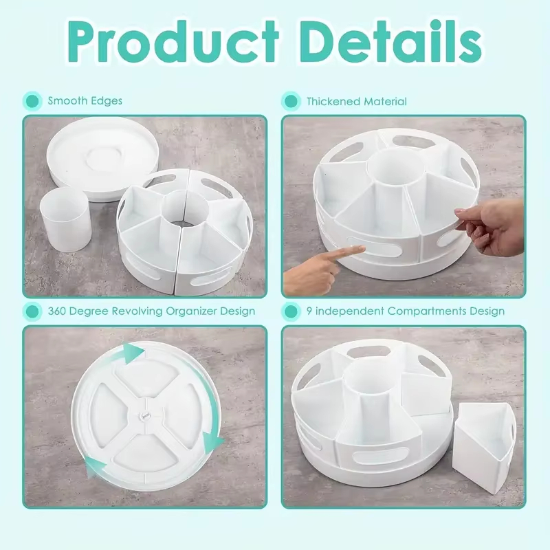 360 °   ที่จัดระเบียบโต๊ะทำงาน - Tech Office Accessories บทวิจารณ์และราคา
