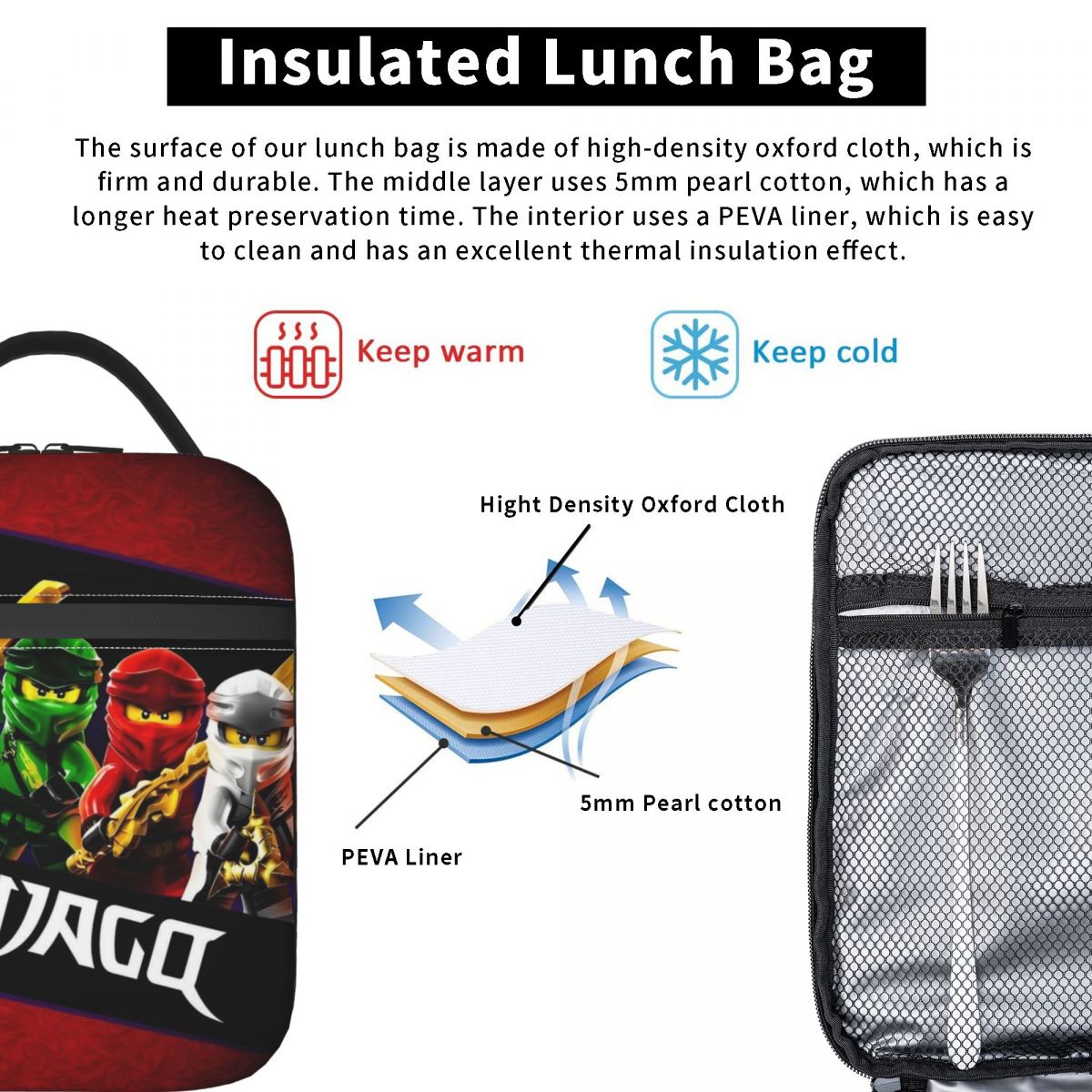 กระเป๋าใส่อาหารกลางวันแบบมีฉนว - Tech Office Accessories บทวิจารณ์และราคา