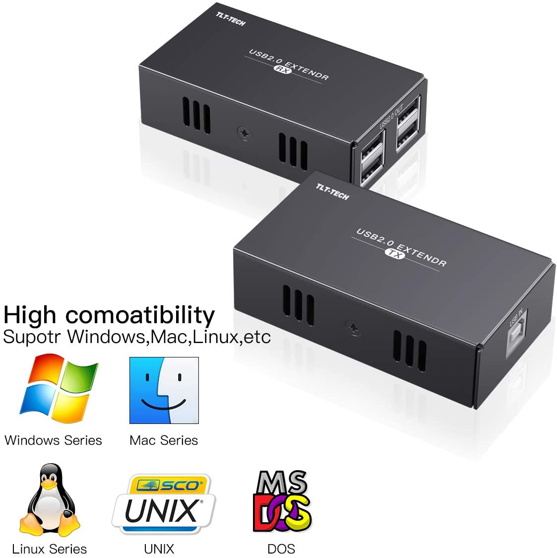 USB 2.0 Extender พร้อม 4 พอร์ต - Usb Hub 7 Port บทวิจารณ์และราคา