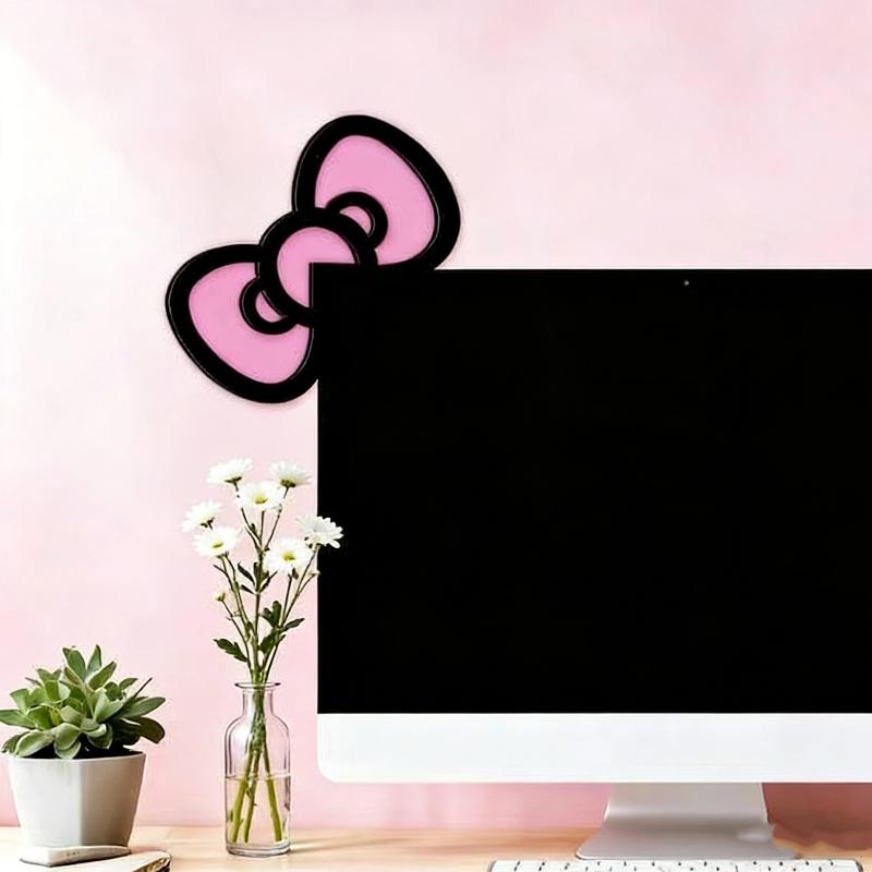 โบว์ไม้ตกแต่งหน้าจอ 1/2 ชิ้น น - Tech Accessories For Desk บทวิจารณ์และราคา