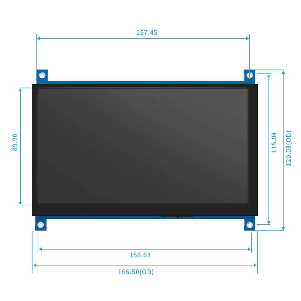 Raspberry Pi Touchscreen Monit - Usb Hub 7 Port บทวิจารณ์และราคา
