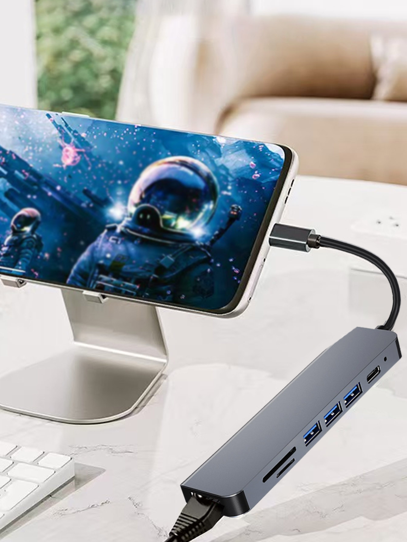 ฮับ USB 7-in-1 แบบข้ามพรมแดน พ - Usb Hub 7 Port บทวิจารณ์และราคา