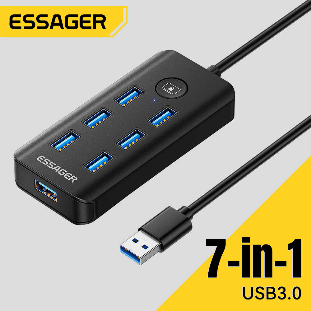Essager 7-in-1 USB 3.0 Hub Mul - Usb Hub 7 Port บทวิจารณ์และราคา
