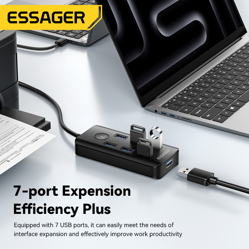 Essager 7-in-1 USB 3.0 Hub Mul - Usb Hub 7 Port บทวิจารณ์และราคา