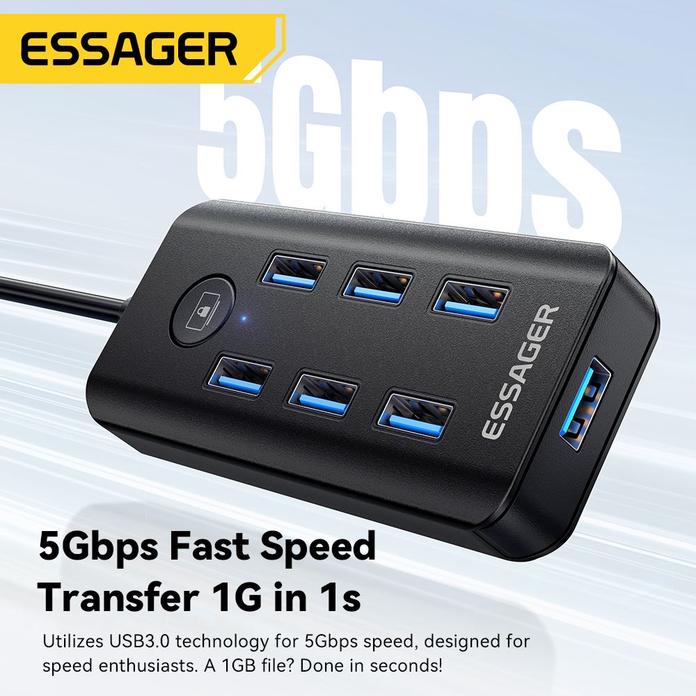 Essager 7-in-1 USB 3.0 Hub Mul - Usb Hub 7 Port บทวิจารณ์และราคา