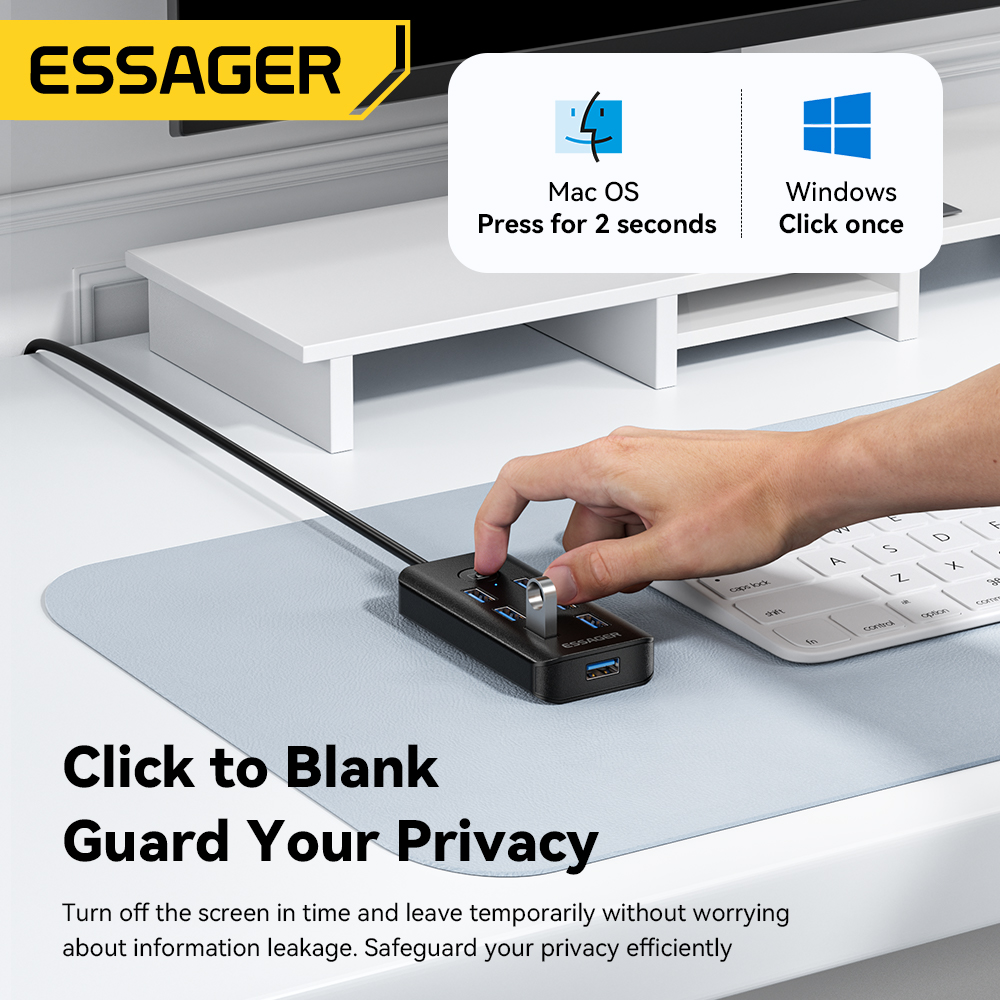 Essager 7-in-1 USB 3.0 Hub Mul - Usb Hub 7 Port บทวิจารณ์และราคา