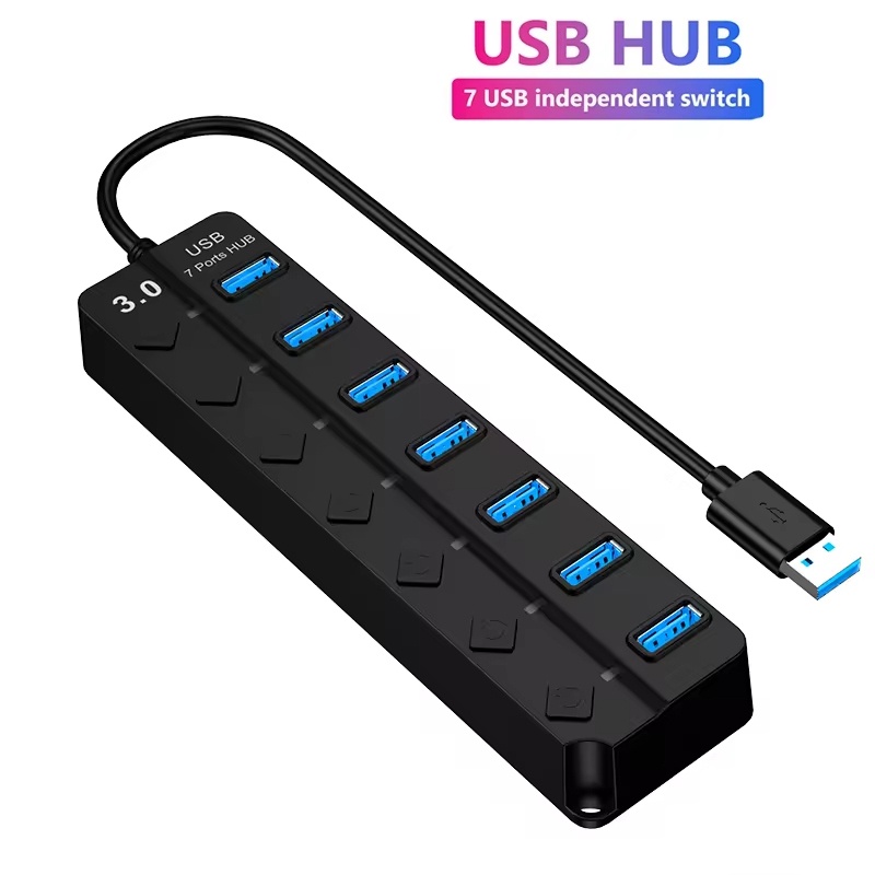 อะแดปเตอร์แปลงไฟ USB 3.0 4/7 พ - Usb Hub 7 Port บทวิจารณ์และราคา