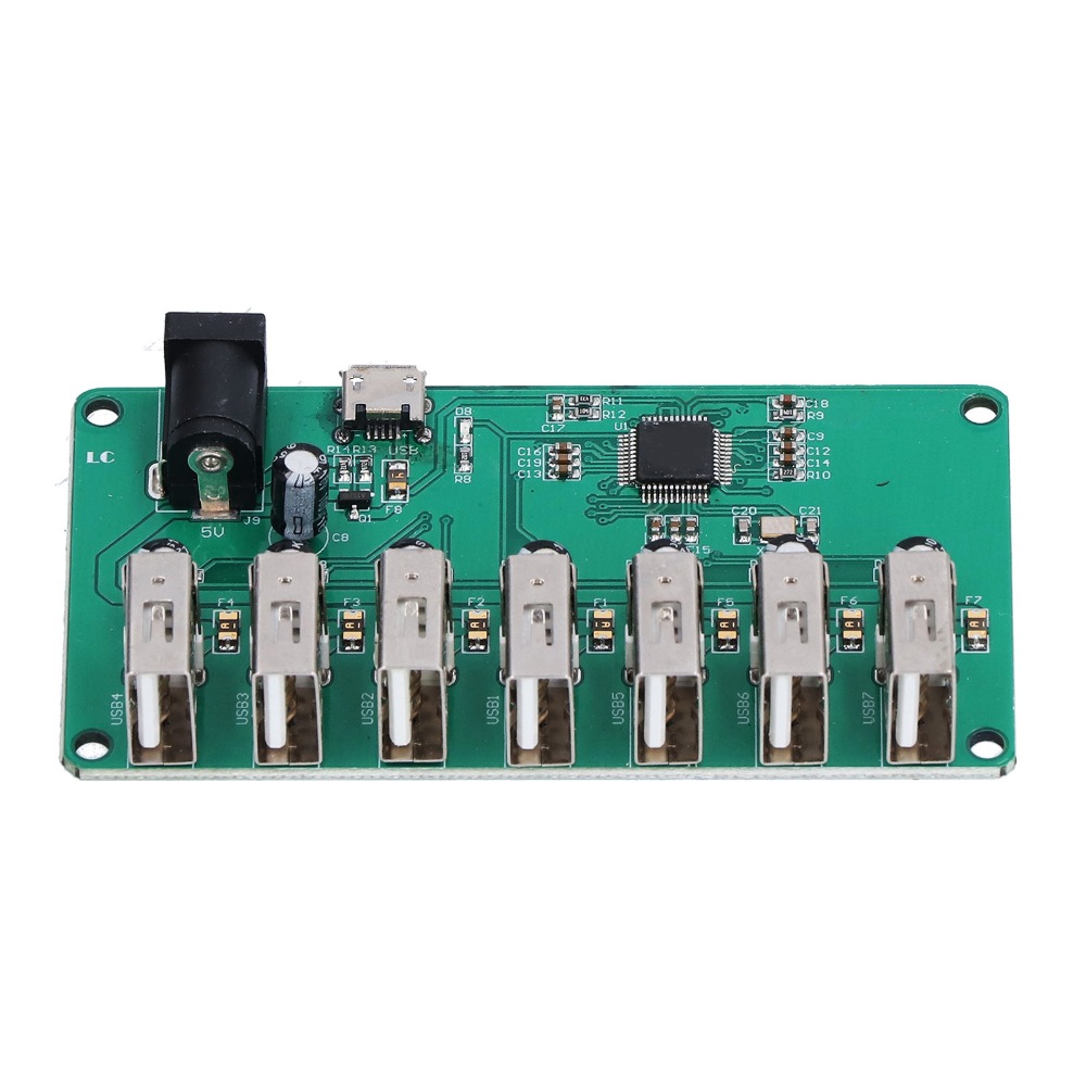 ฮับ USB2.0 โมดูลฮับ USB2.0 DC  - Usb Hub 7 Port บทวิจารณ์และราคา