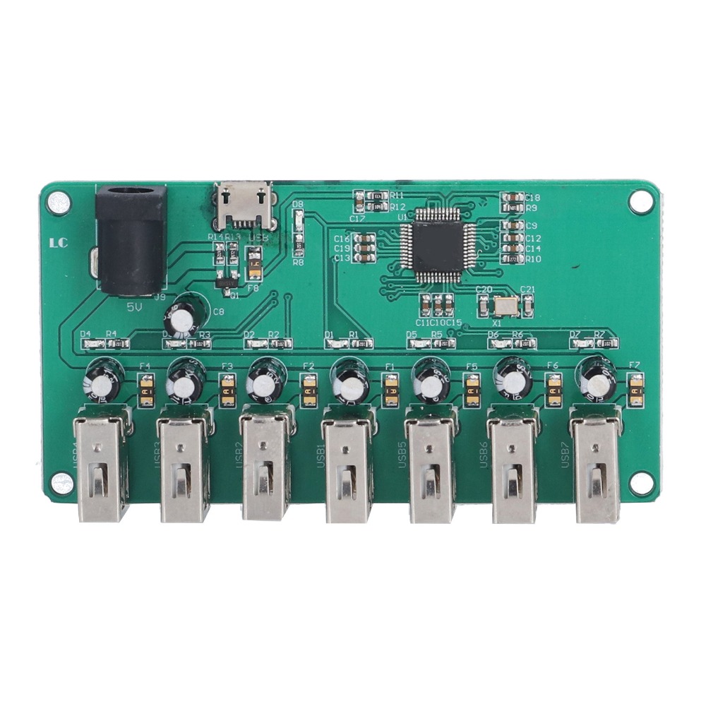 ฮับ USB2.0 โมดูลฮับ USB2.0 DC  - Usb Hub 7 Port บทวิจารณ์และราคา