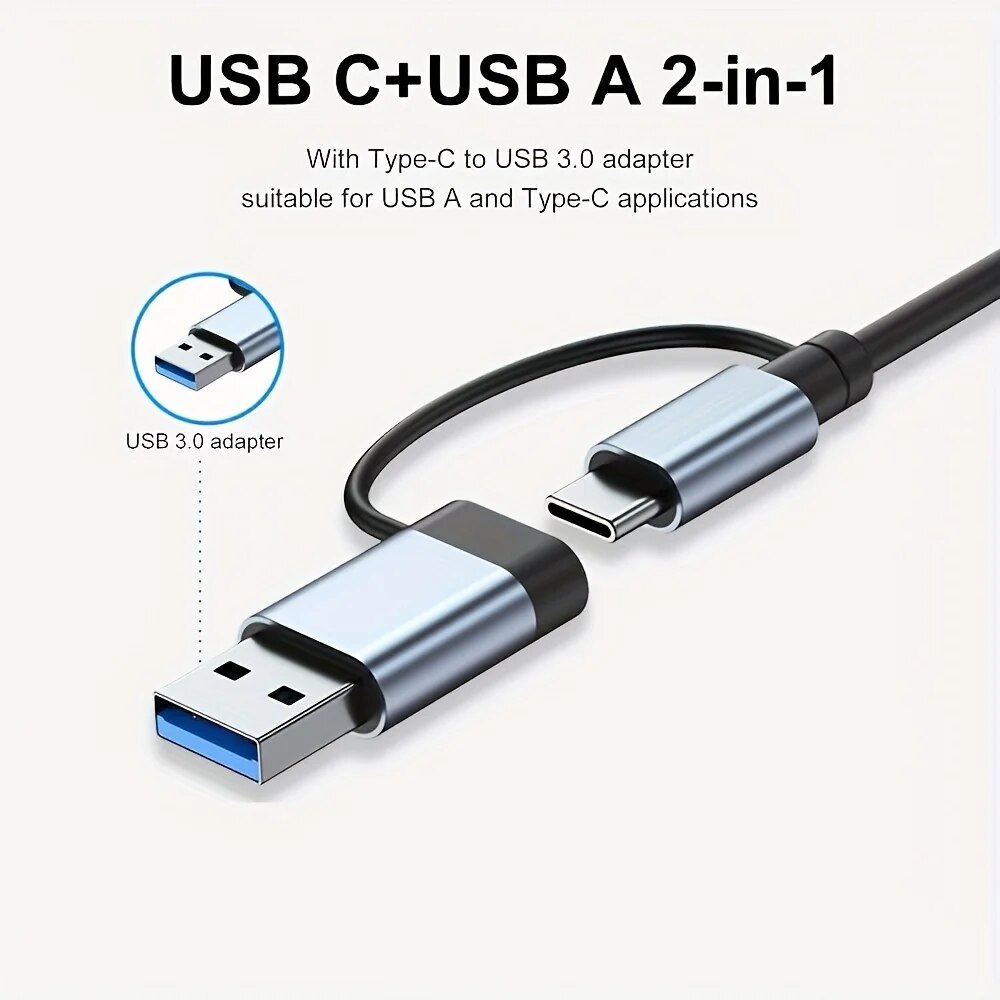ฮับ USB3.0 2 in 1 7 พอร์ต ชนิด - Usb Hub 7 Port บทวิจารณ์และราคา