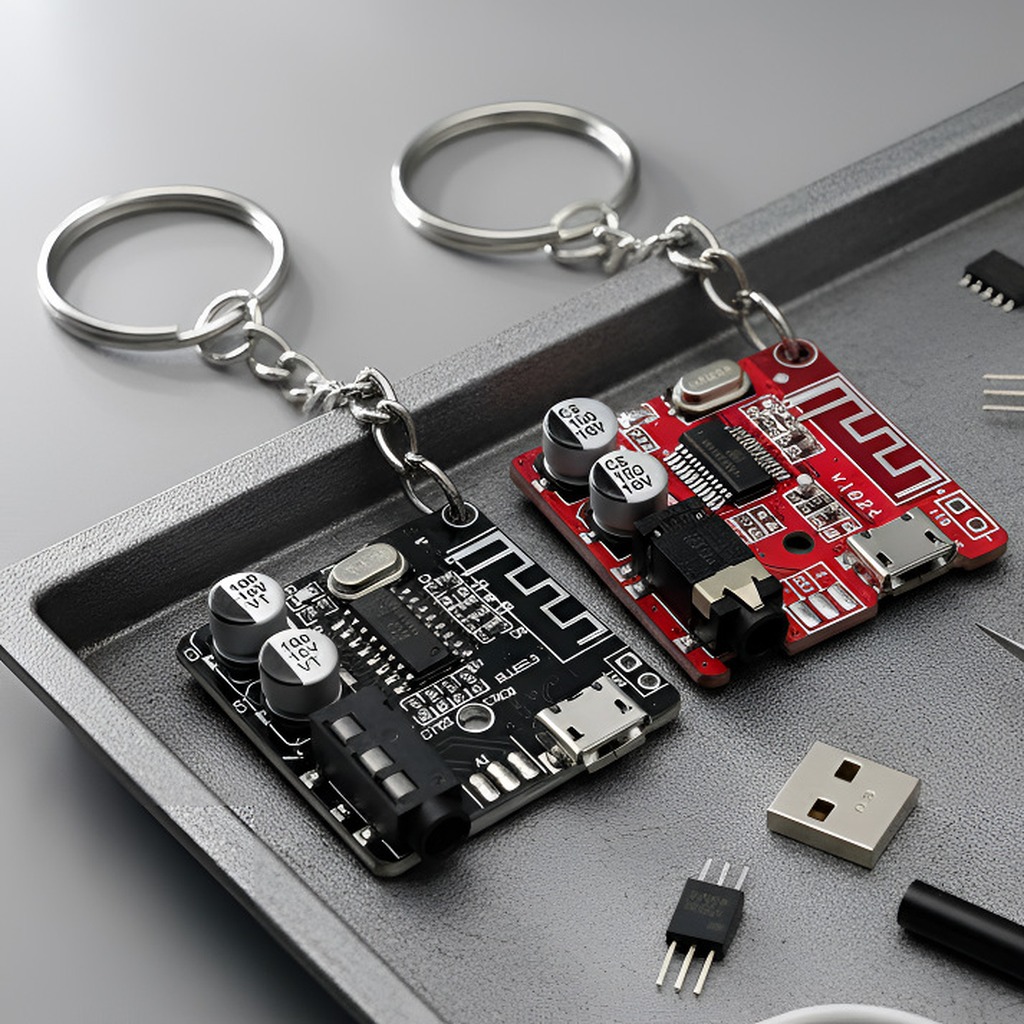 พวงกุญแจแผงวงจรสไตล์ไซเบอร์พัง - Tech Accessories Key บทวิจารณ์และราคา